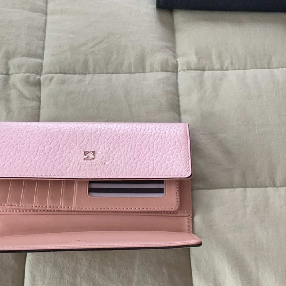 kate spade Blush Pink Leather Continental Wallet